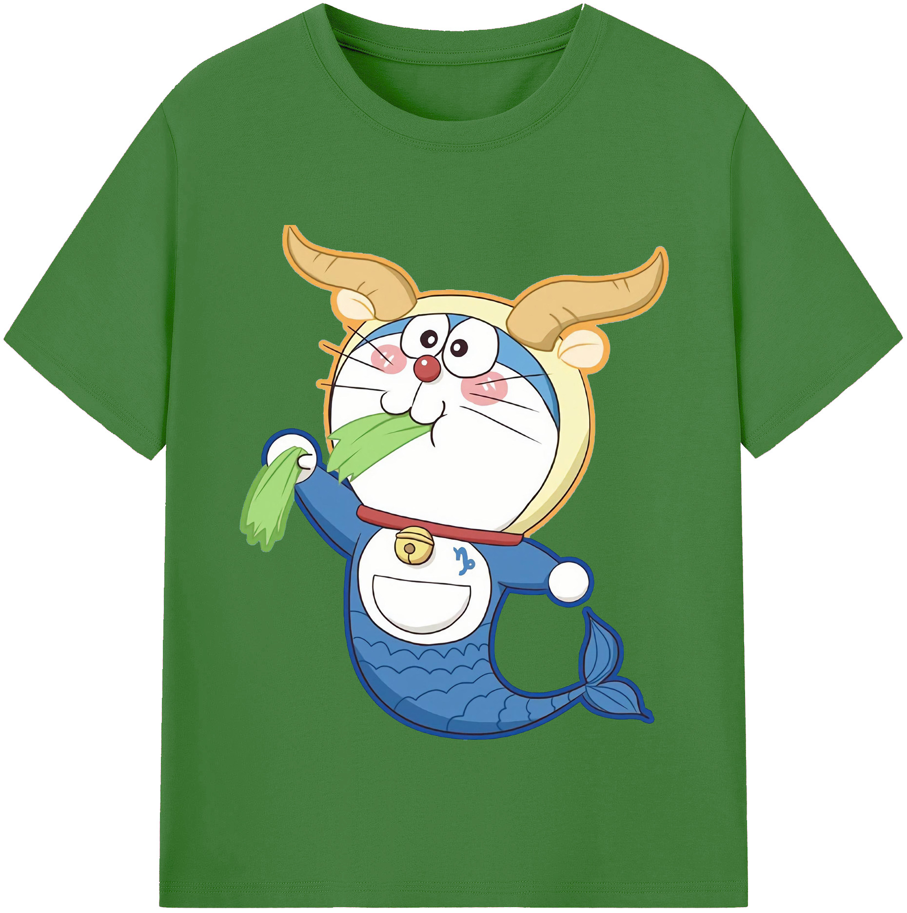（画像用） ドラえもん Doraemon レディースカジュアルプリントTシャツ（綿100％）